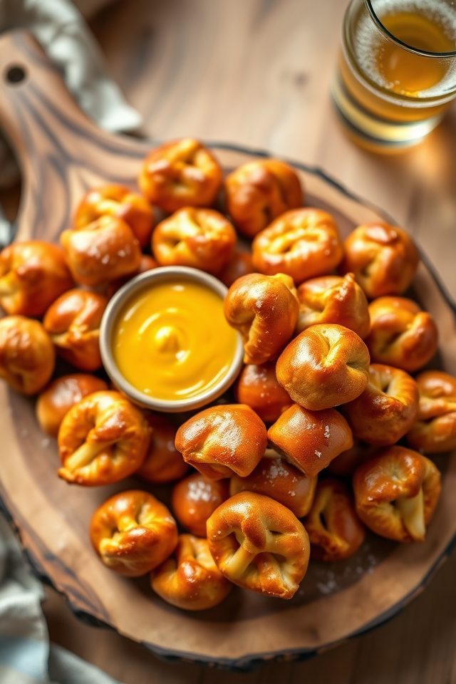 cheesy pretzel mustard dip