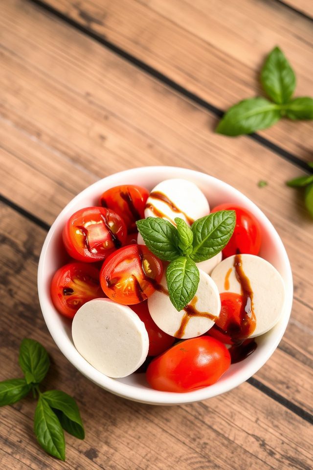 cherry tomato balsamic salad