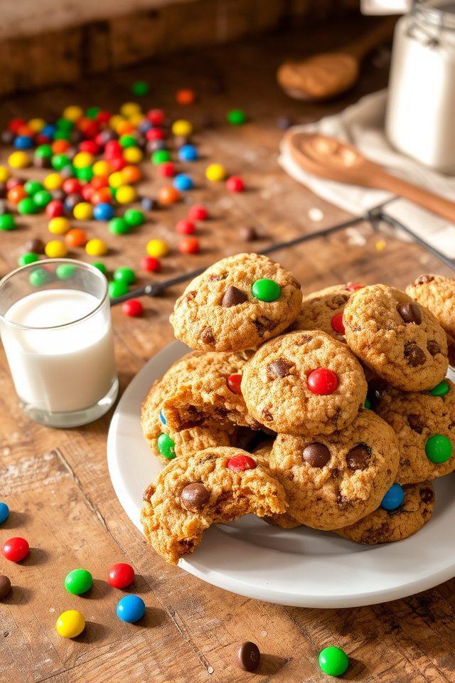 chewy colorful peanut cookies