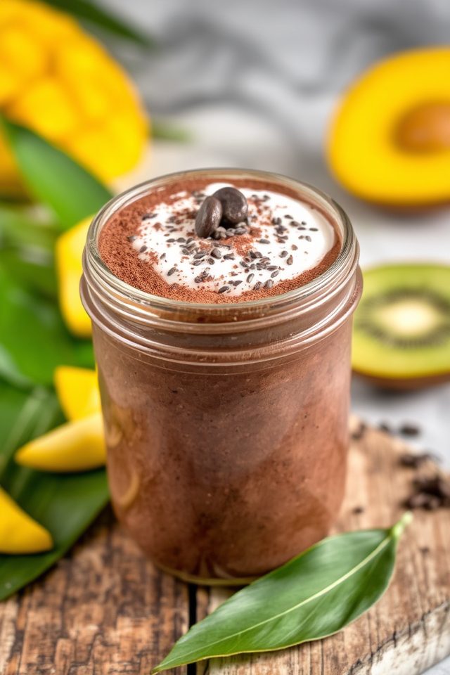 chia coconut dessert treat