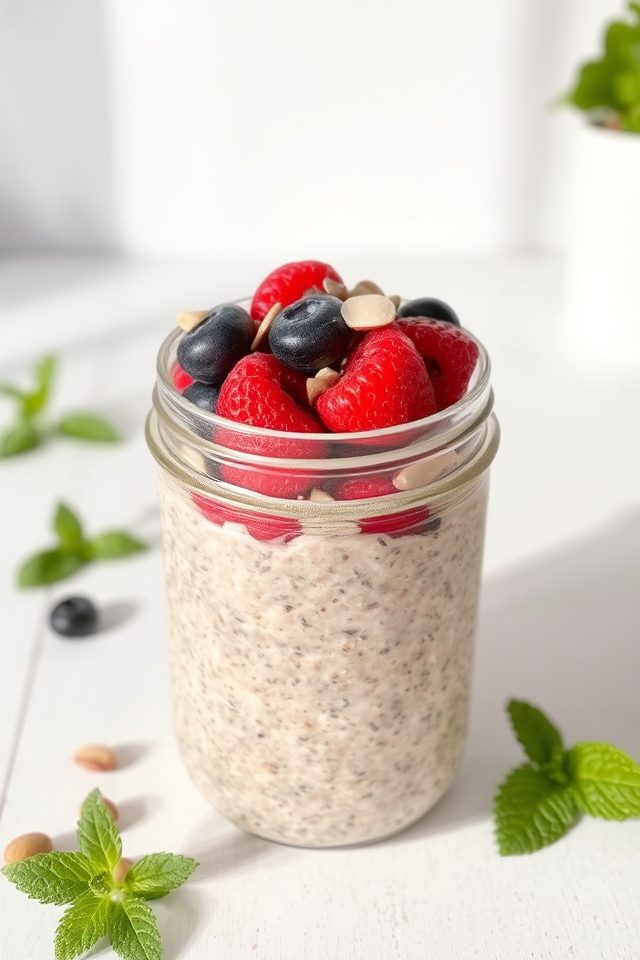 chia seed overnight oats