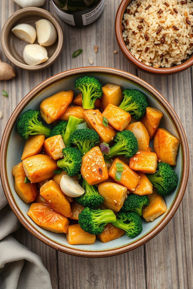 chicken and broccoli stir fry