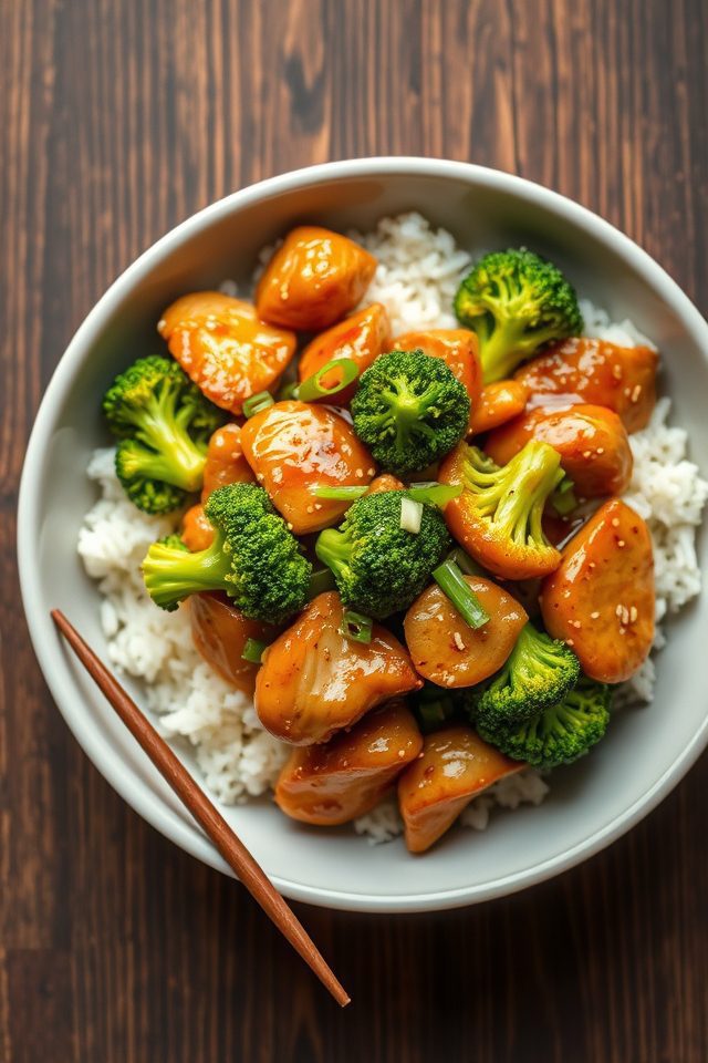 chicken and broccoli stir fry