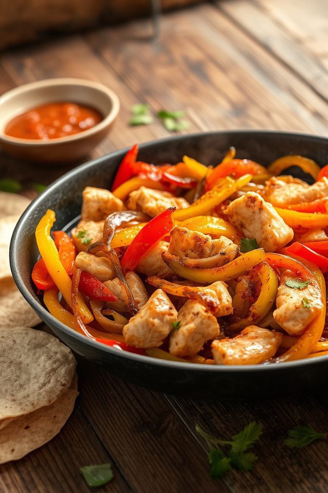chicken and vegetable wrap