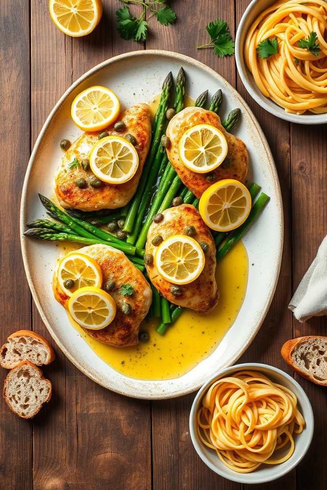 chicken asparagus capers piccata