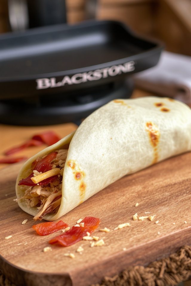 chicken bacon griddle wrap