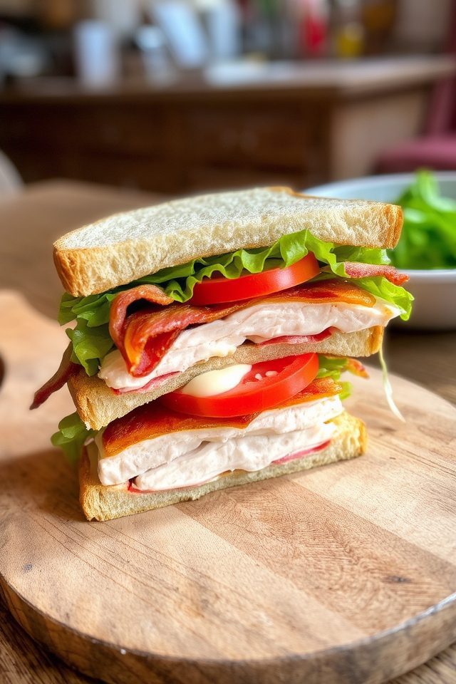 chicken club sandwich delight
