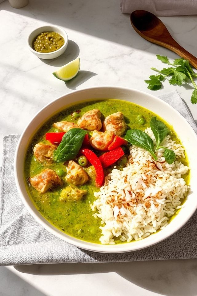 chicken curry coconut rice