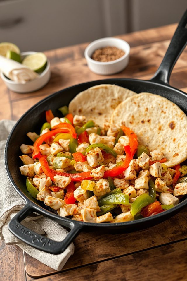 chicken fajitas ready fast