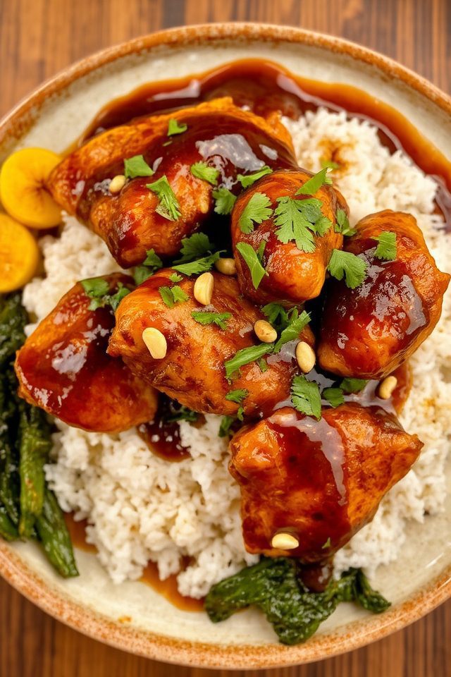 chicken in moambe sauce