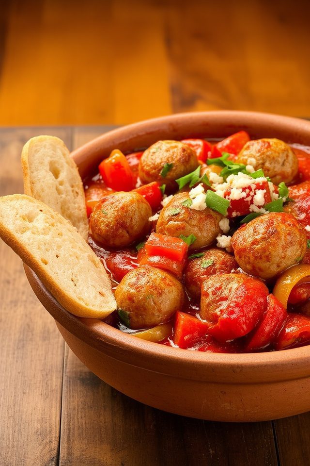 chicken meatballs italian style