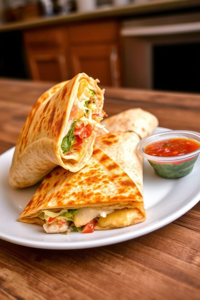 chicken quesadilla kid meal
