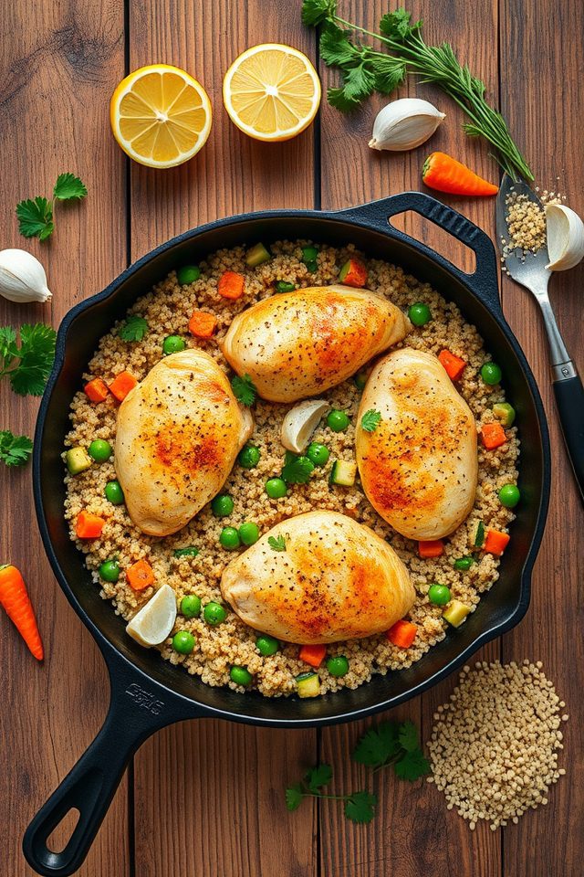 chicken quinoa single pot