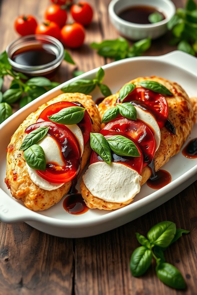 chicken stuffed with caprese