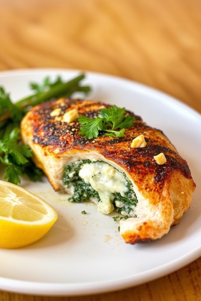 chicken stuffed with feta