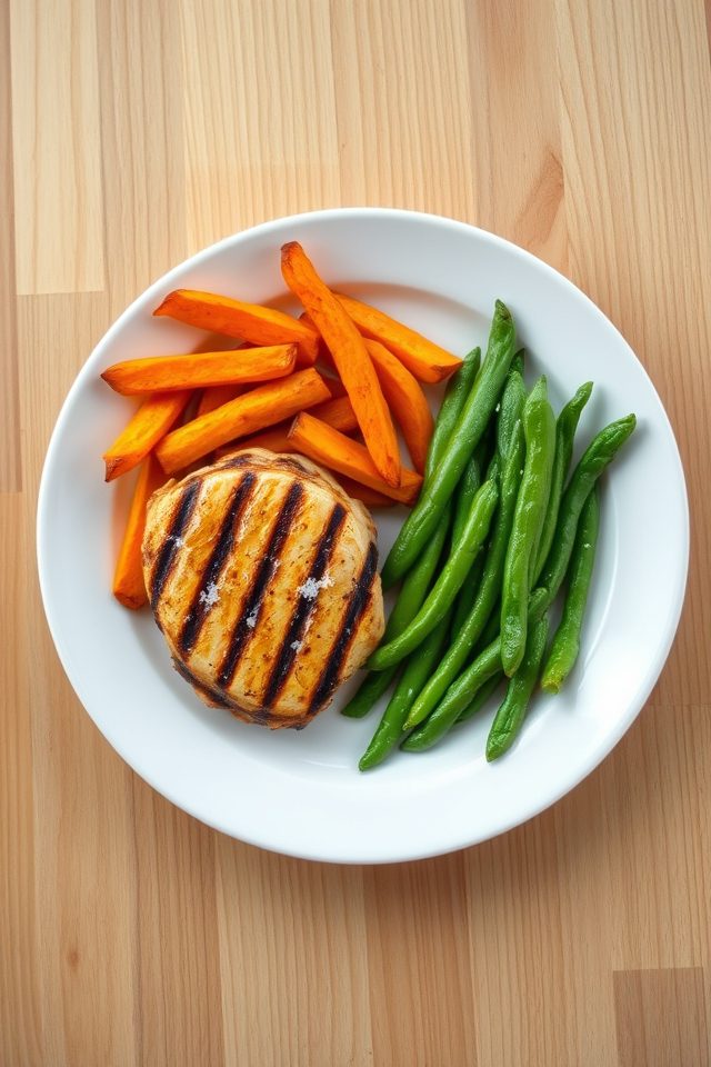 chicken sweet potato greenbeans