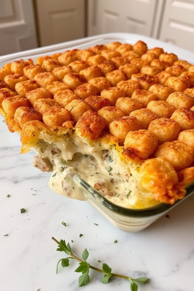 chicken tater tot casserole