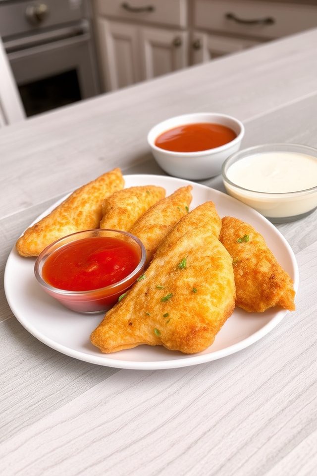 chicken tenders with sauces
