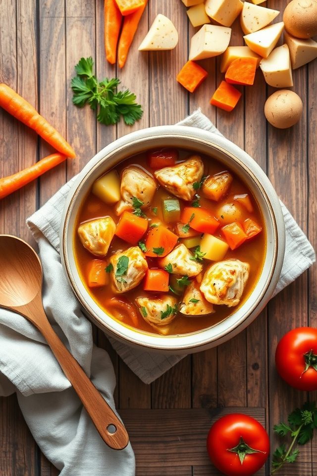 chicken vegetable slow cooker