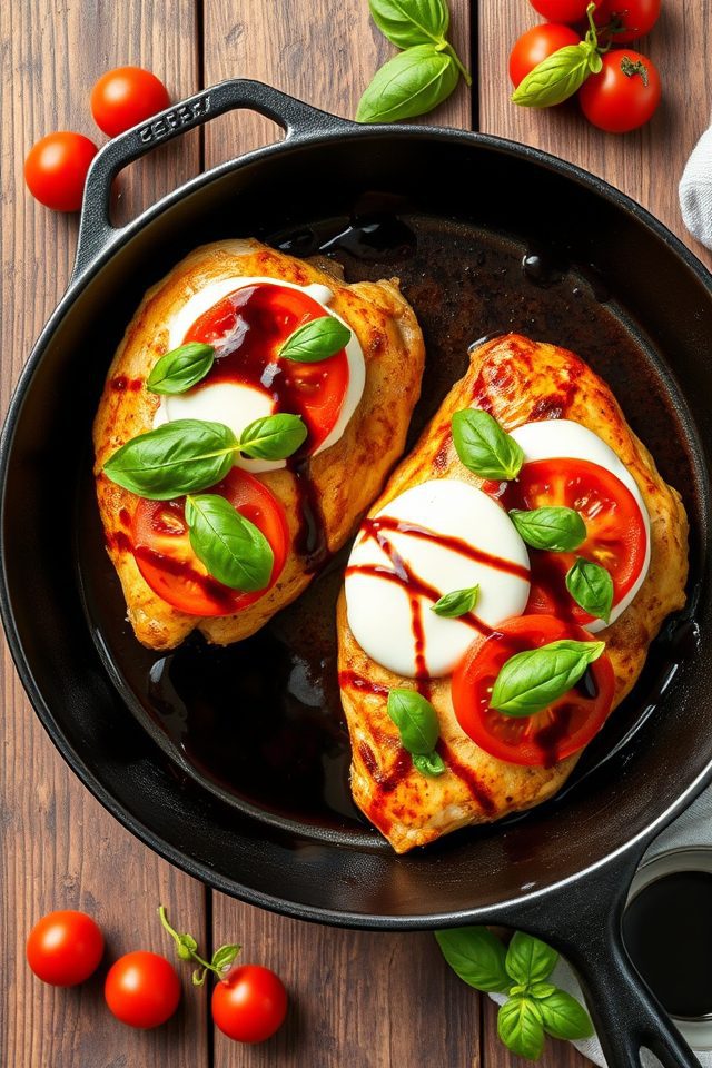 chicken with balsamic glaze