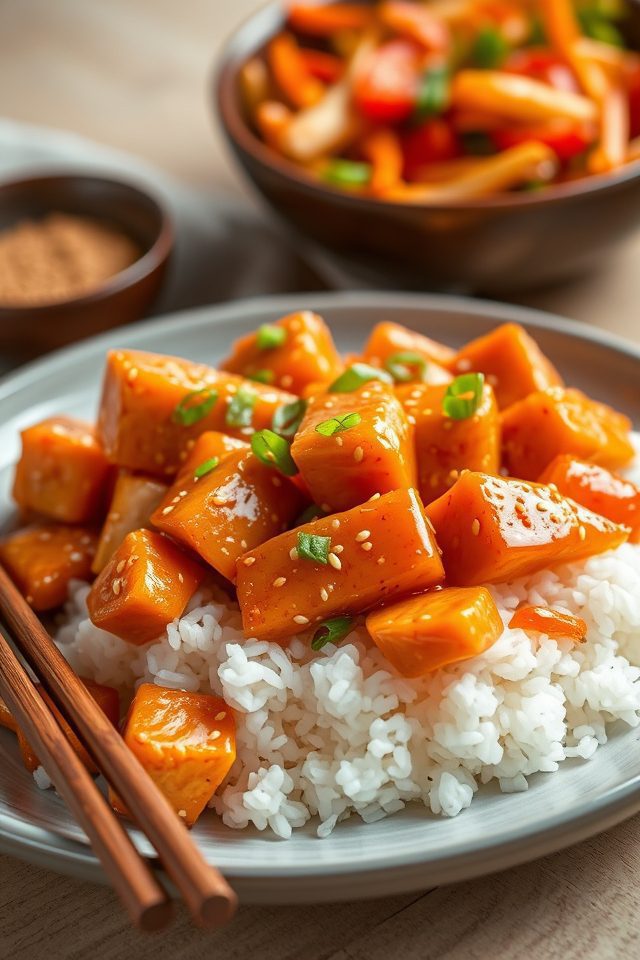 chicken with orange sesame