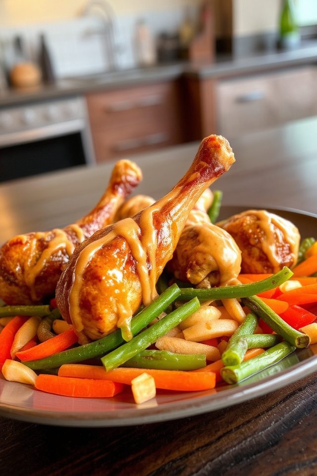 chicken with peanut sauce