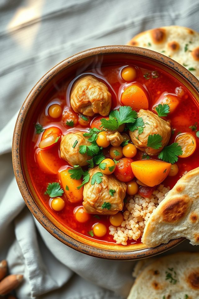 chickpea chicken moroccan stew