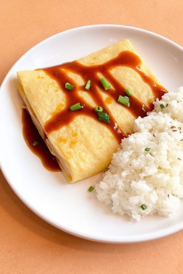 chinese omelette with fillings