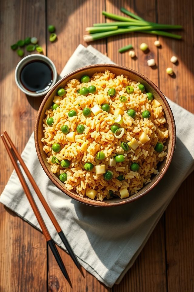 chinese staple rice dish