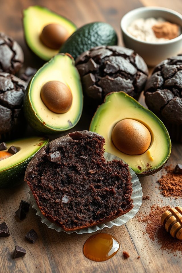 chocolate avocado muffin recipe