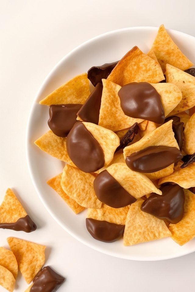 chocolate covered tortilla chips