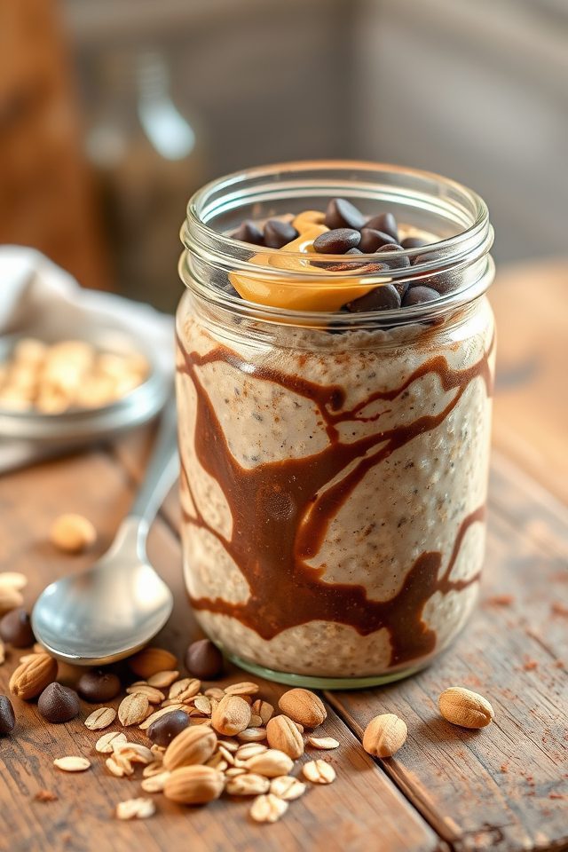 chocolate peanut butter oats