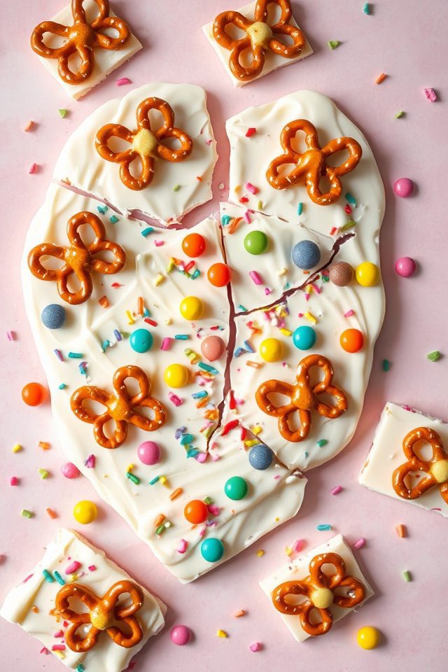 chocolate pretzel butterfly candy