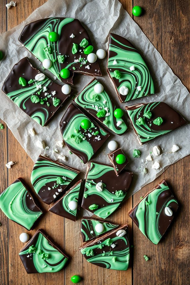 chocolate with mint flavor