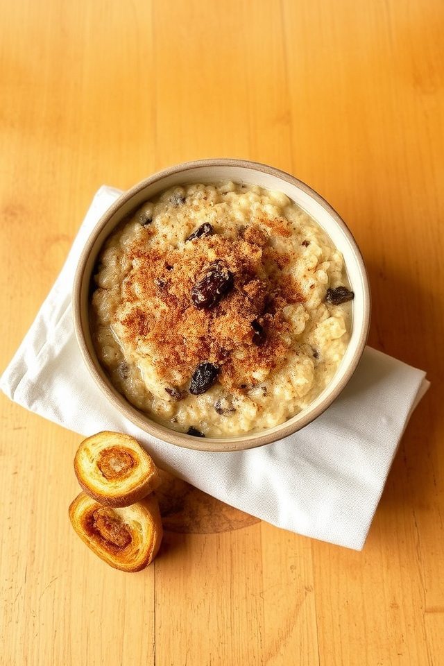 cinnamon roll oatmeal breakfast