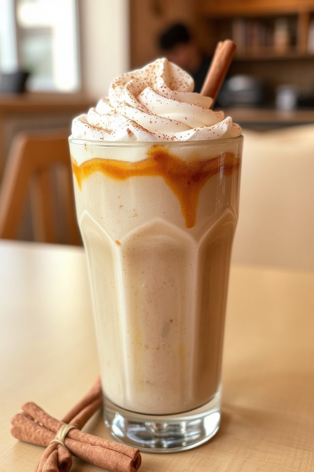 cinnamon roll summer drink