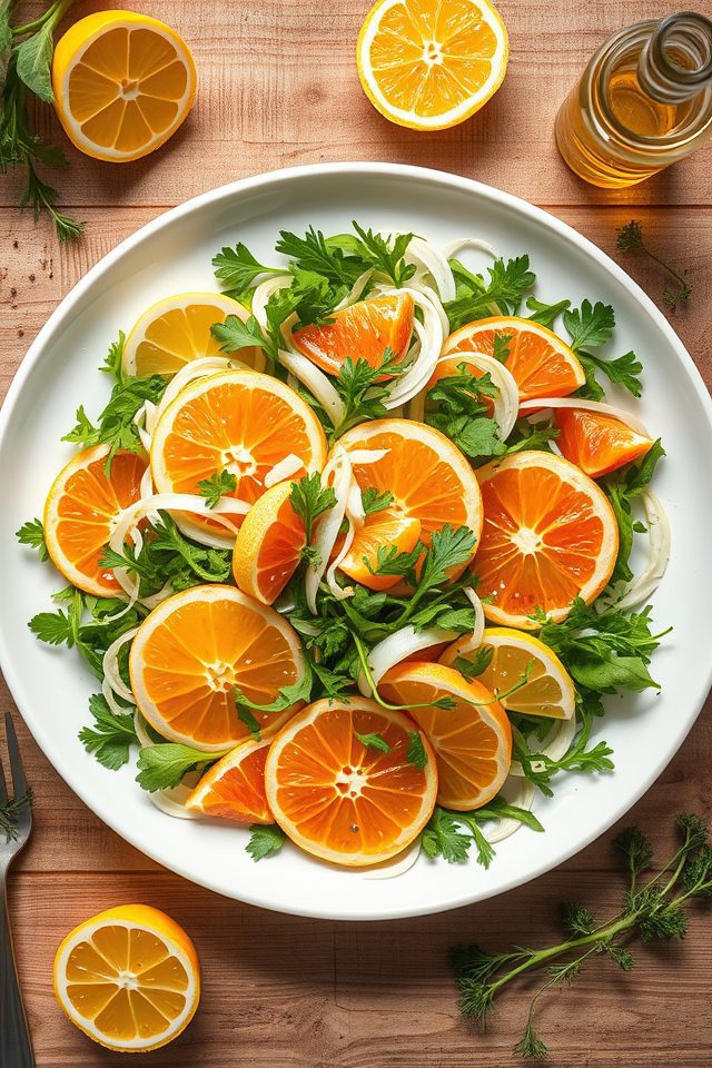 citrus fennel fresh salad