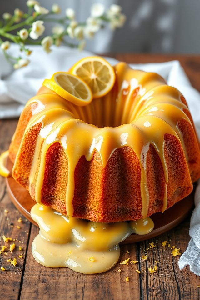 citrus glazed ring cake