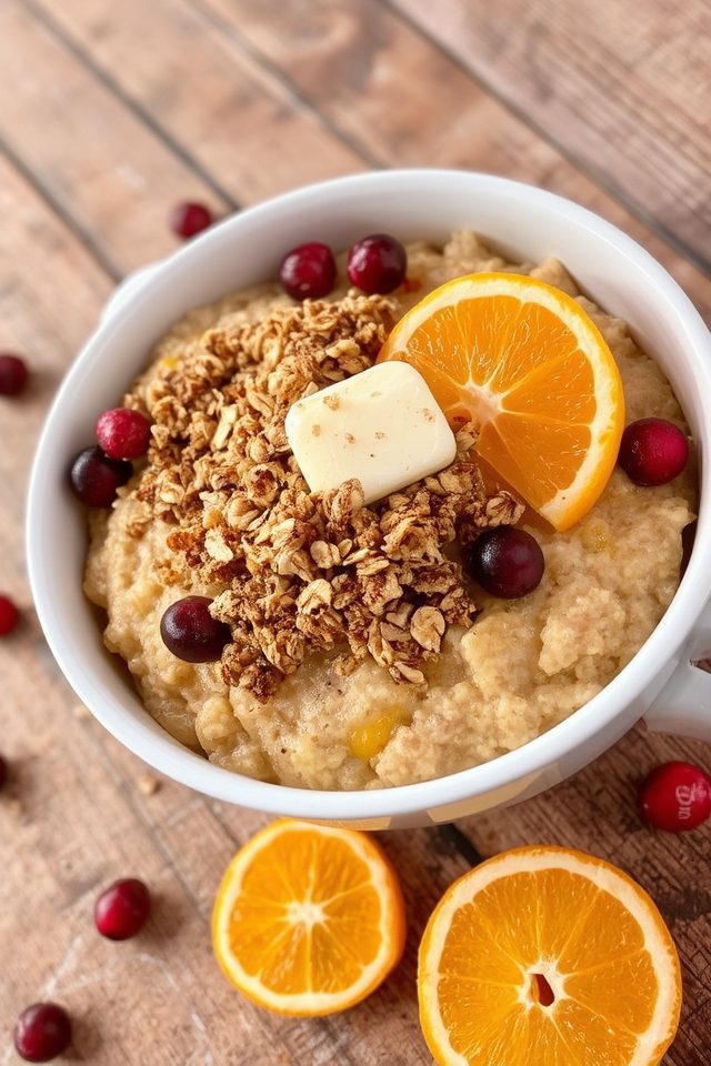 citrus oatmeal morning treat