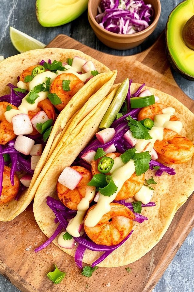 citrus shrimp cabbage slaw
