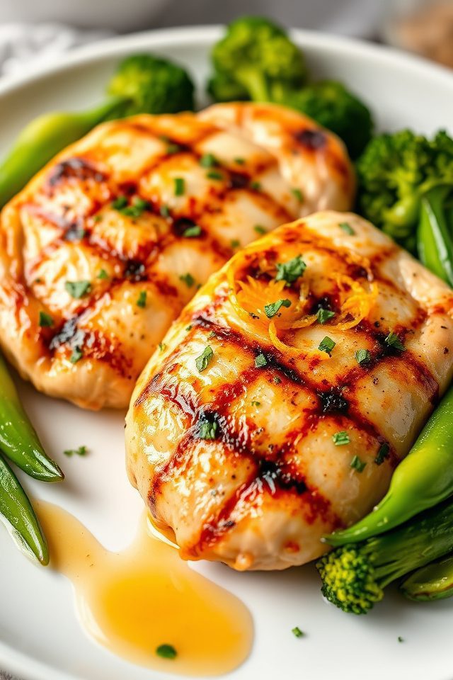 citrus spiced poultry dish