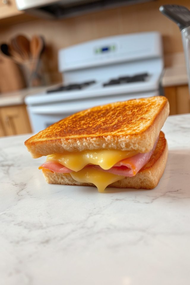 classic melted cheese sandwich