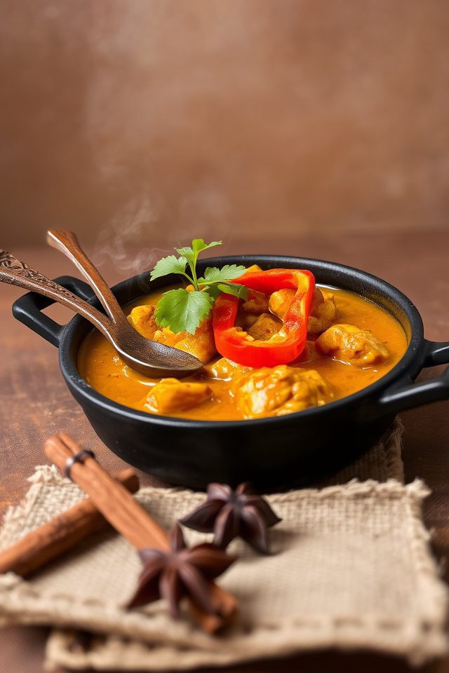 coconut oil enhances curry