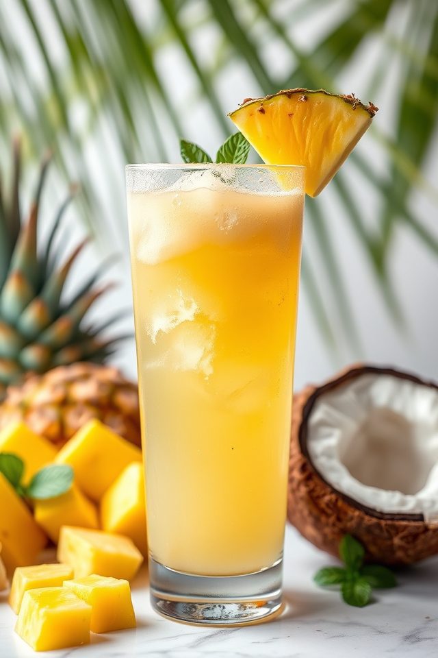 coconut pineapple juice blend