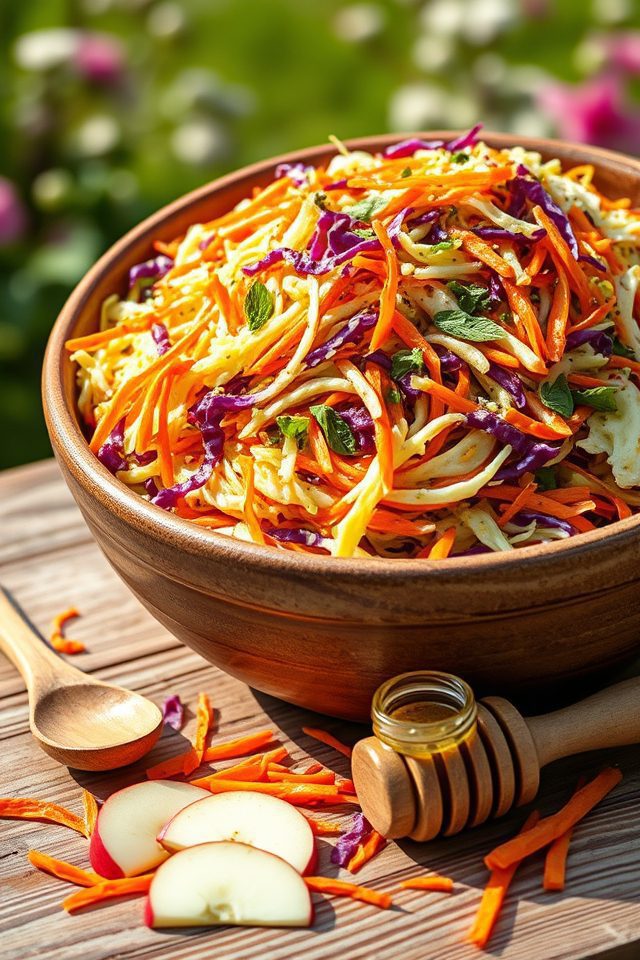 coleslaw with apple carrot