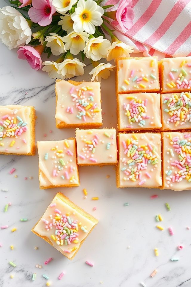 colorful festive dessert bars