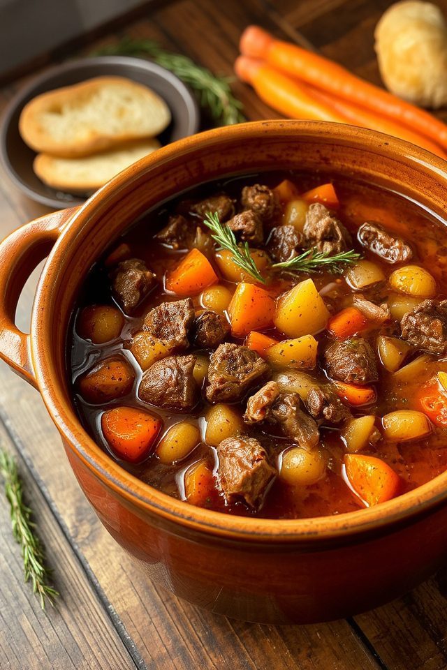 comforting beef and vegetables