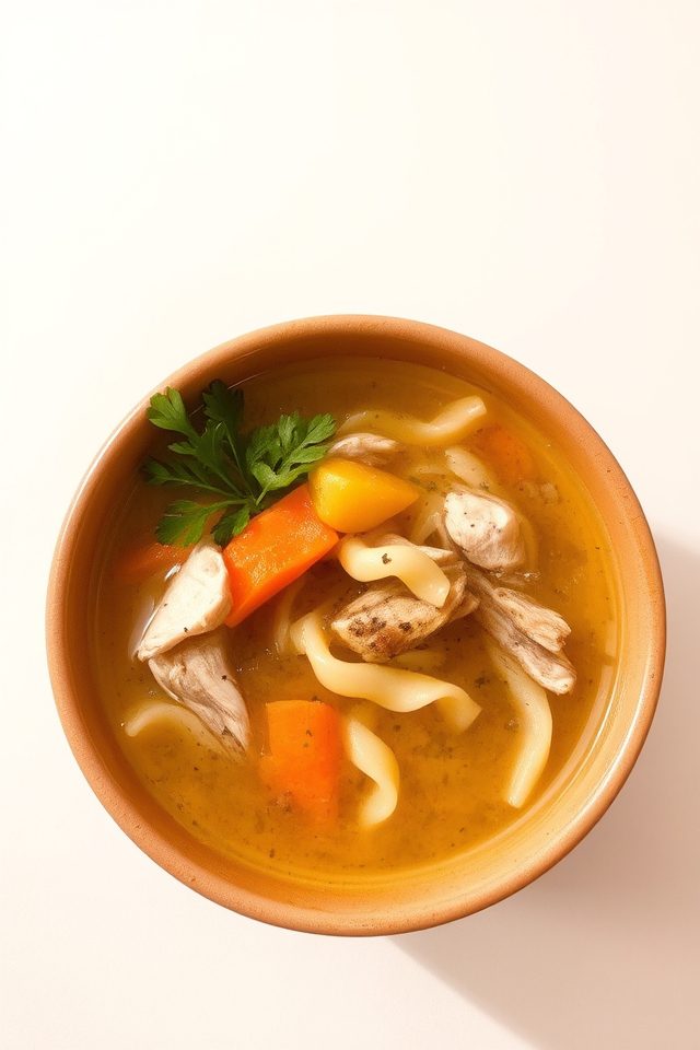 comforting classic chicken soup