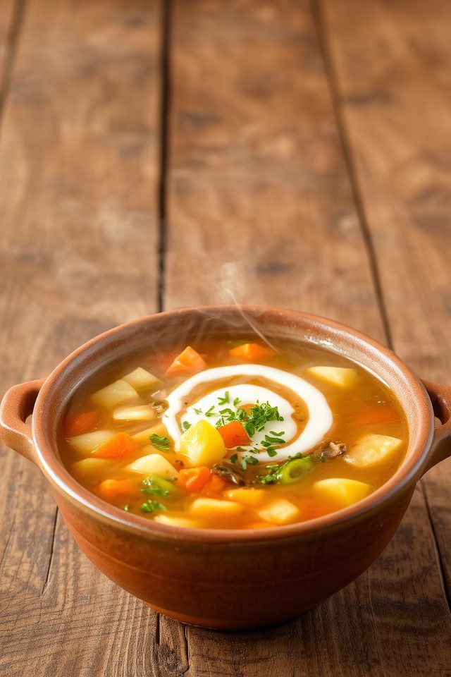 comforting family vegetable soup