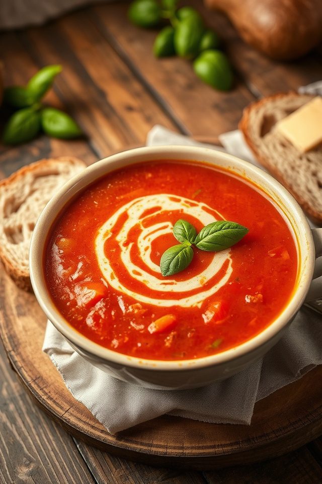 comforting homemade tomato soups